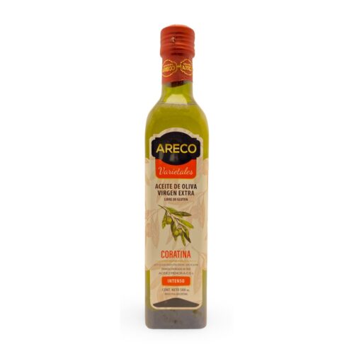 Aceite Areco Coratina De Oliva Extra Virgen De 500ml ACEITE DE OLIVA ARECO INTENSO
