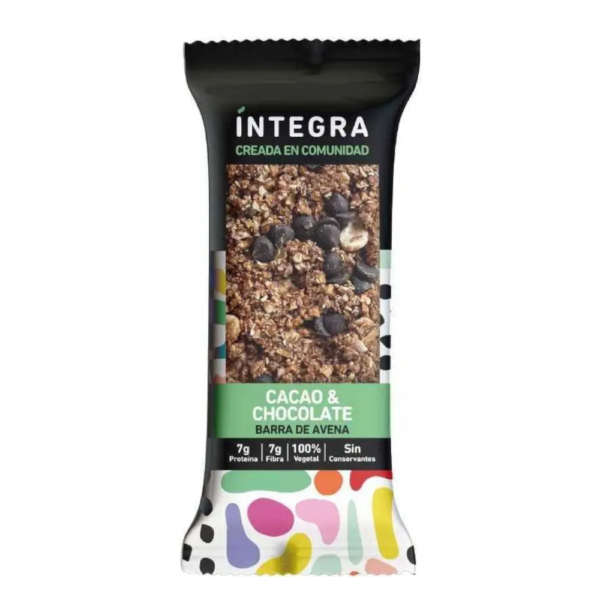 BARRITA INTEGRA CACAO Y CHOCOLATE