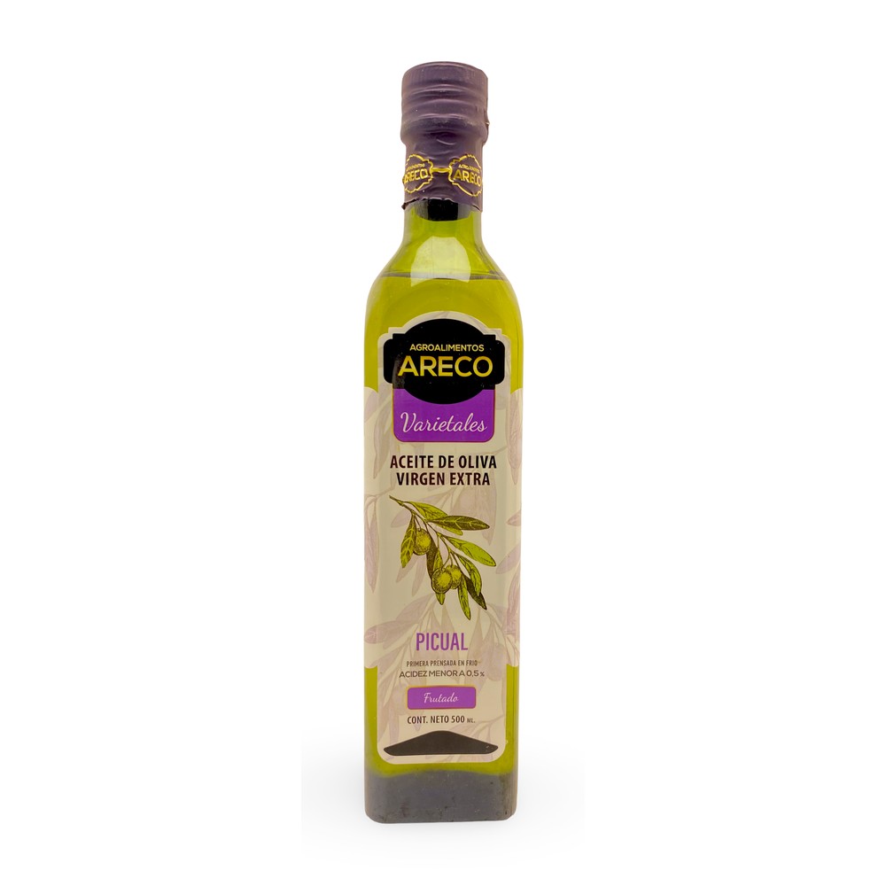 Aceite Areco Picual De Oliva Extra Virgen De 500ml