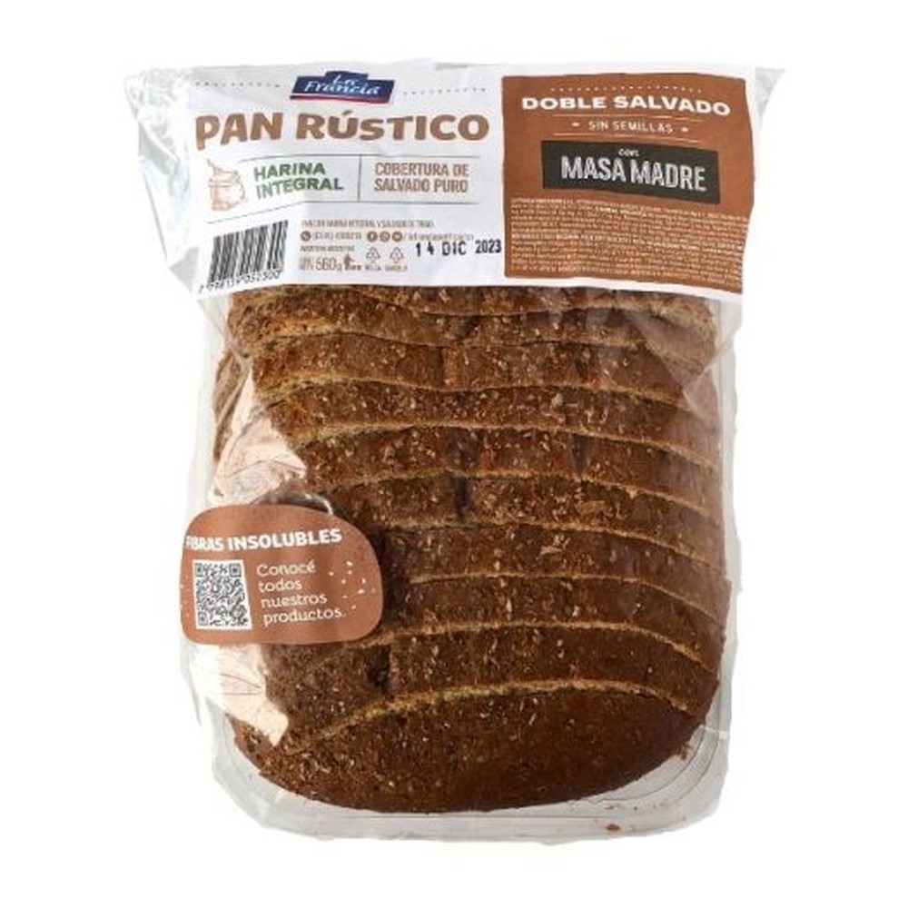 LA FRANCIA PAN RUSTICO DOBLE SALVADO