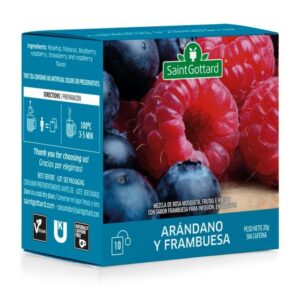 SAINT GOTTARD ARANDANO Y FRAMBUESA X10