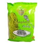 SPAGHETTI DE ARROZ CON ESPINACA