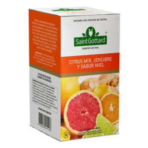 SAINT GOTTARD CITRUS MIX, JENGIBRE Y MIEL X20