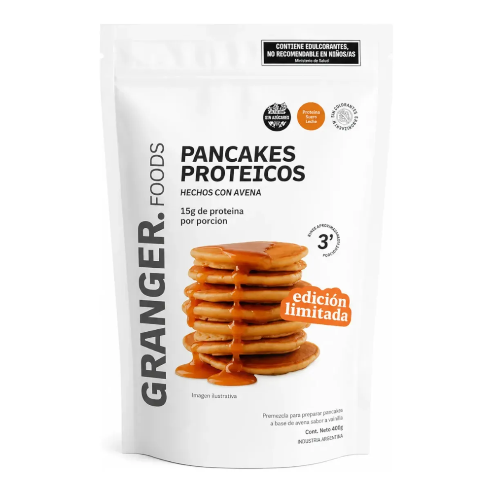 GRANGER PANCAKES PROTEICOS DULCE DE LECHE