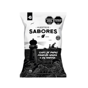 NUESTROS SABORES PAPAS CON PIMIENTA