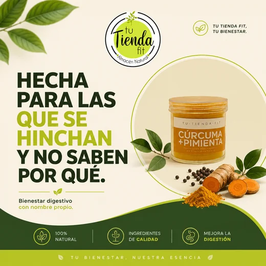 Hecha para las que se hinchan - Campaña Tu Tienda Fit Cúrcuma