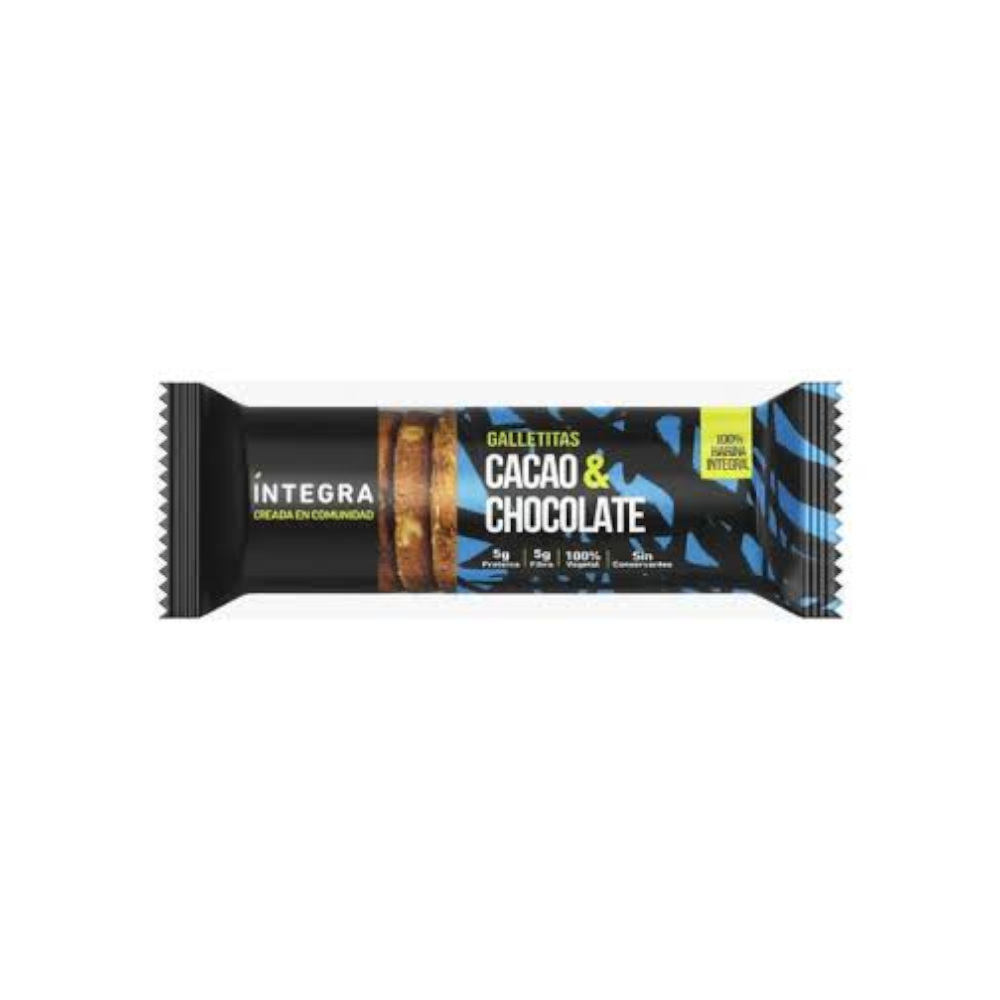 GALLETITAS INTEGRA CACAO Y CHOCOLATE 200GR