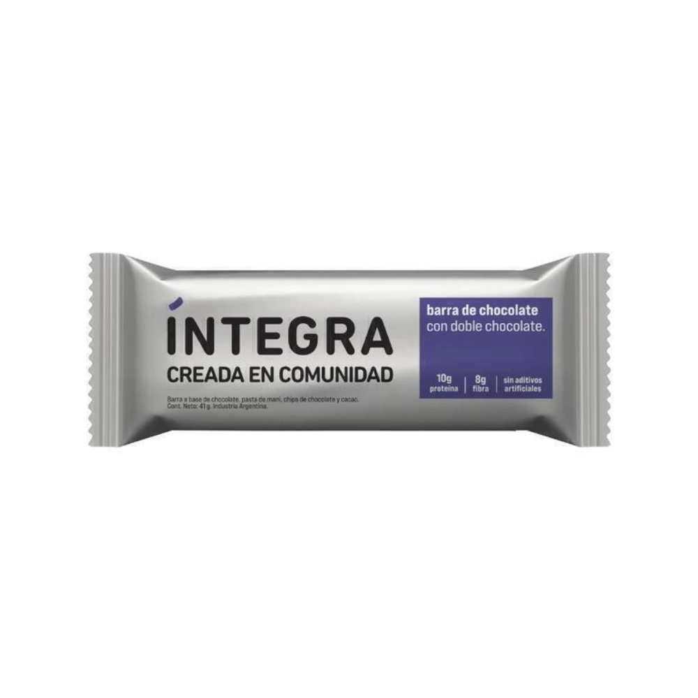 BARRA DE CHOCOLATE INTEGRA DOBLE CHOCOLATE