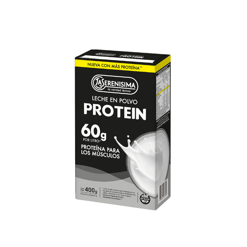 LA SERENISIMA LECHE EN POLVO PROTEICA 400GR