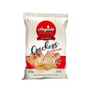 ANGIOLA - Galletitas crackers sabor jamon x 150g