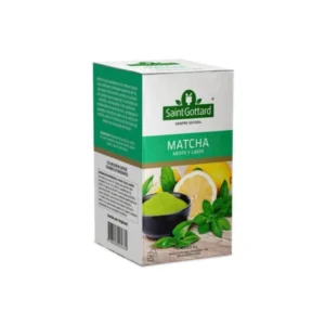 SAINT GOTTARD MATCHA MENTA Y LIMON X20