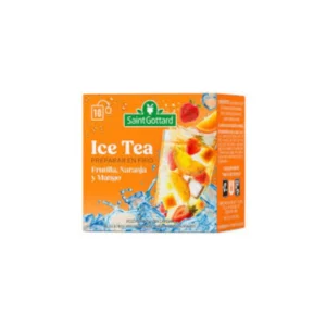 SAINT GOTTARD X10 ICE TEA FRUTILLA, NARANJA