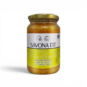 SAVONA FIT - Mermelada de naranja, limon y menta con stevia x 400g SIN AZUCAR